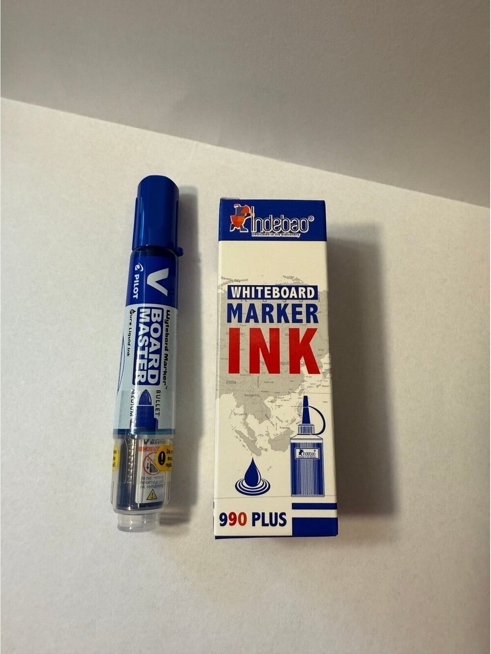Pilot V Board Master BeGreen Refillable Dry-Erase Markers, Bullet Tip Set